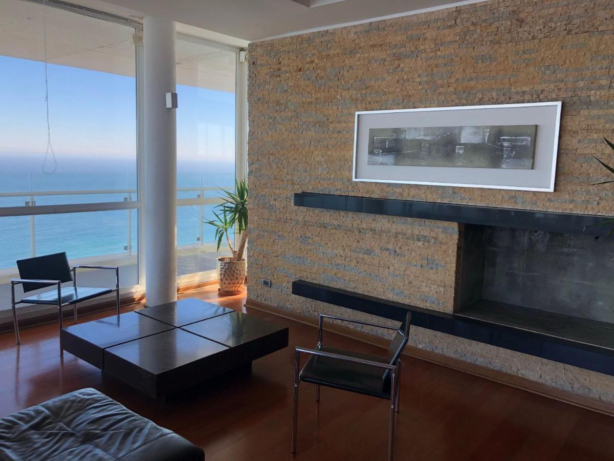 Hermoso Departamento Con Insuperable Vista Al Mar Apartment วิญาเดลมาร์ ภายนอก รูปภาพ